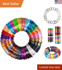 100m Silk Shiny PLA Filament Pack - 25 Colors for Ultimate 3D Creativity