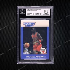 1988 Kenner Starting Lineup #40 Michael Jordan BGS 8.5 NM-Mint