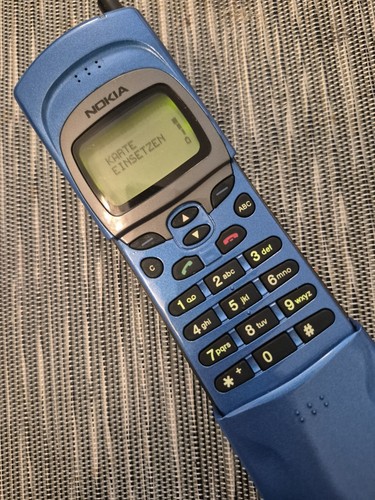 nokia 8110 Kult Handy Banane Mit Neuem Cover In Blau In Sehr Gutem Zustand. - Zdjęcie 5 z 14