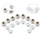 Wheel Flange Lug Nut Kit Taper Adaptor M10-1.25 8pcs for Honda TRX450R ATV