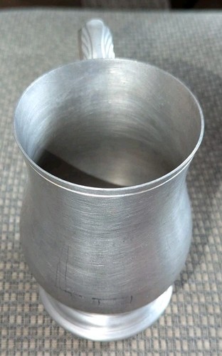 Vintage Newburyport Zinn Handtuch Matrosenkrug Stein 5 3/4" hoch / # 7644 - Bild 5 von 8