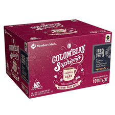 Colombian Supremo Coffee 100 Single-Serve Cups. A1L8