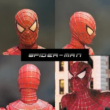 HEAD ONLY Tobey Maguire Spider-Man (2002) SH Figuarts Custom Painted 1:12 Scale