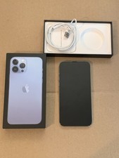 Apple iPhone 13 Pro Max 128GB Sierra blue Unlocked A2484 READ