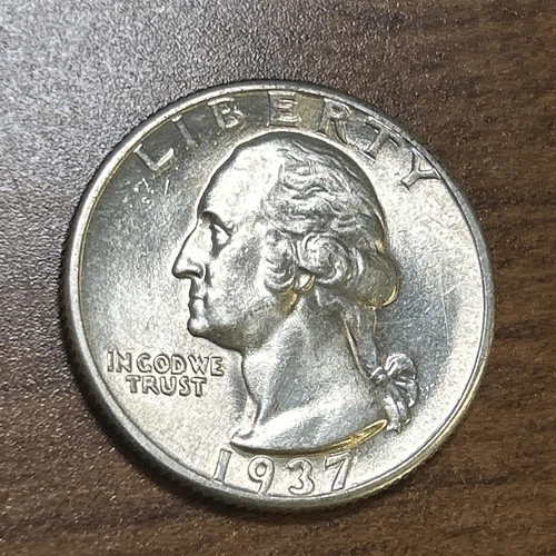 1937 P Washington Silver Quarter BU Uncirculated