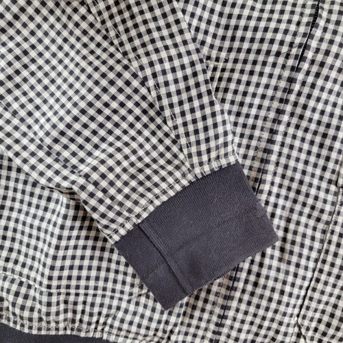 Todd Snyder Gingham Scooter Bomberjacke Gr. S Creme - Bild 8 von 14