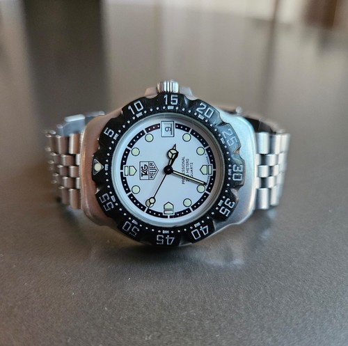 Tag Heuer Formula 1 Professional White Dial on Bracelet; WA1218; Rare + Awesome! - Bild 3 von 10