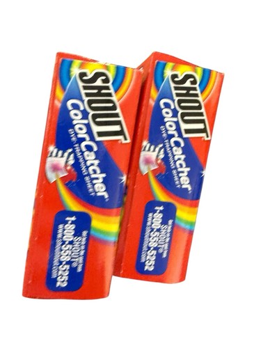 Shout Color Catcher Dye-Trapping Sheets 2-24 Sheet Packs Mix Whites & Colors At - Picture 5 of 6