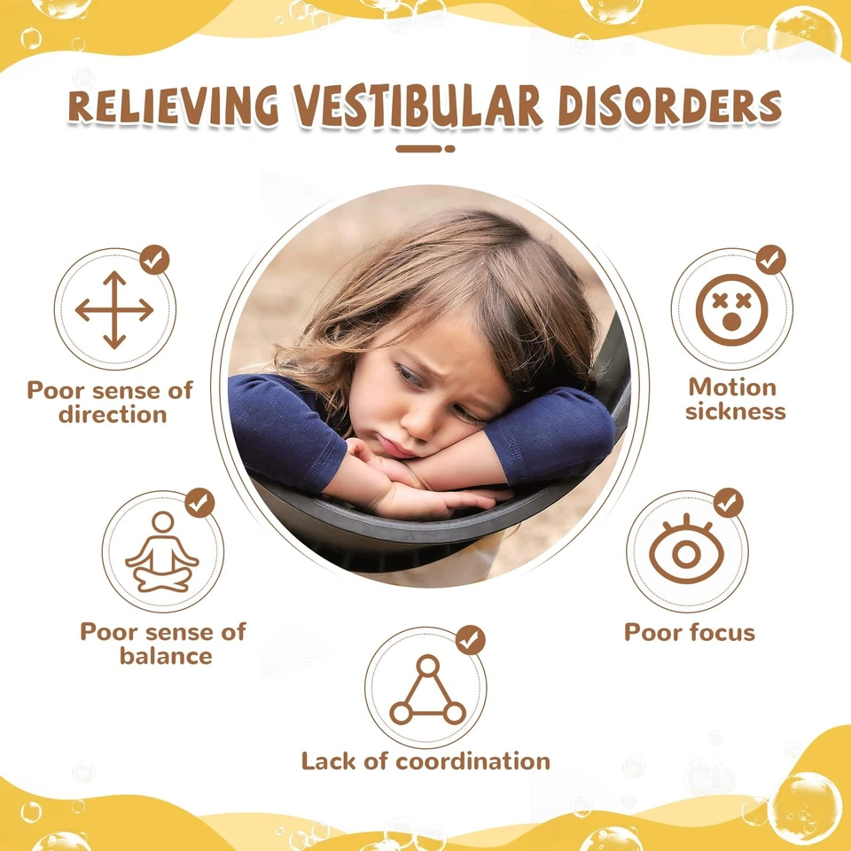 Silla giratoria para niños autistas, silla giratoria sensorial para niños con forma de pez, Senso... Foto 3 de 4