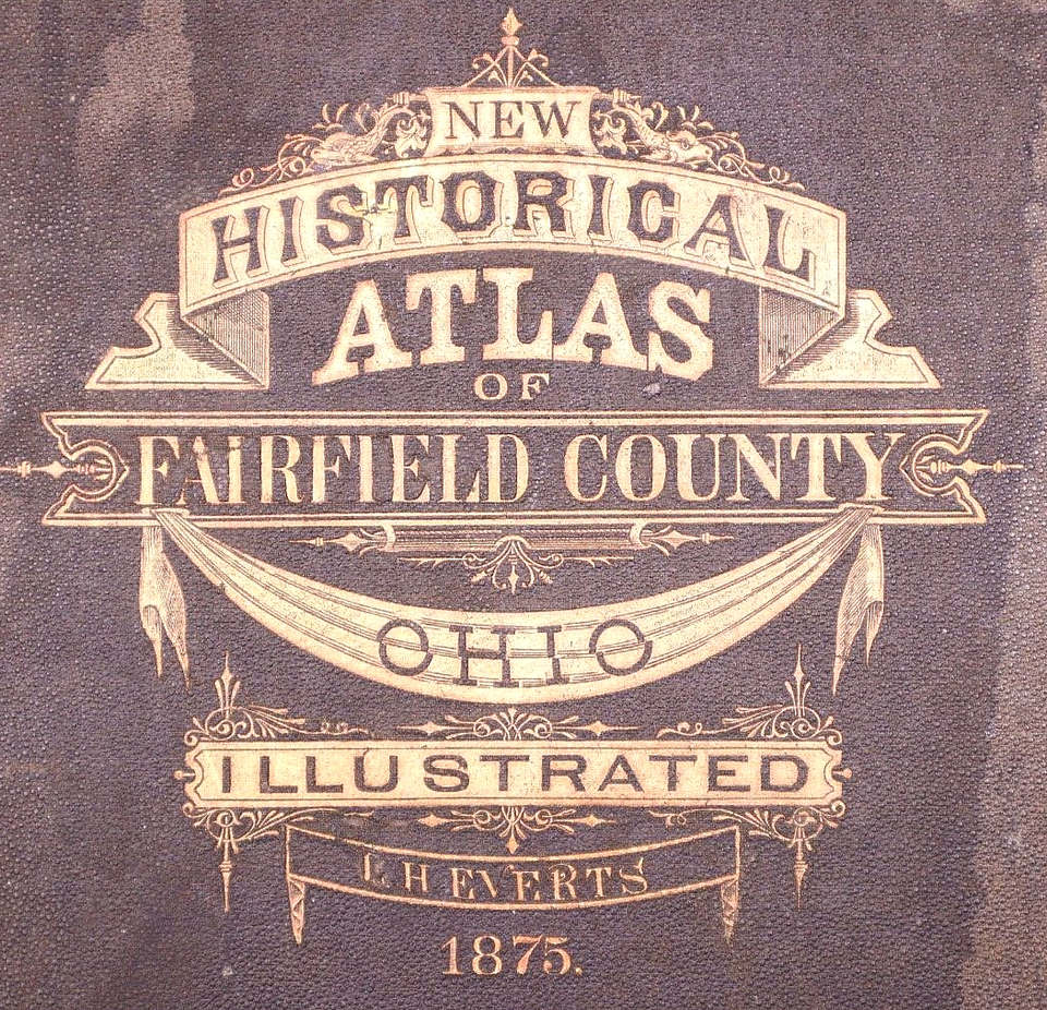 1875 Plat Map VIOLET Twp PICKERINGTOWN - S L960