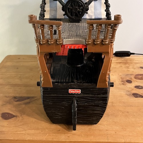 Barco pirata de juguete Fisher Price (2006). Figuras retiradas Imaginext Mattel Adventures - Imagen 16 de 16