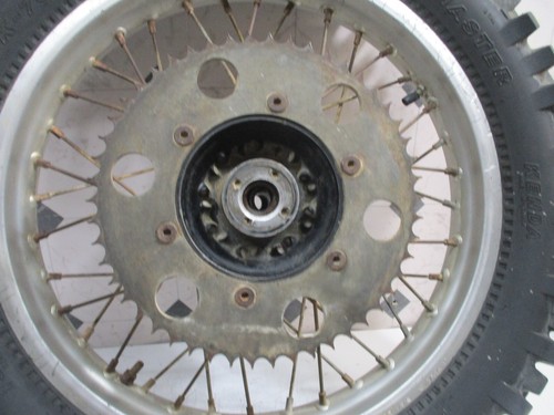 Honda xr250r xr 250 r 1985 85 Rear wheel rim tire hub sprocket 130/90-17 - Picture 2 of 17