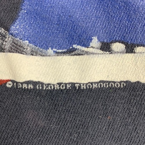 Vintage 1988 George Thorogood & The Destroyers Graphic Band T-shirt Large - Picture 9 of 9