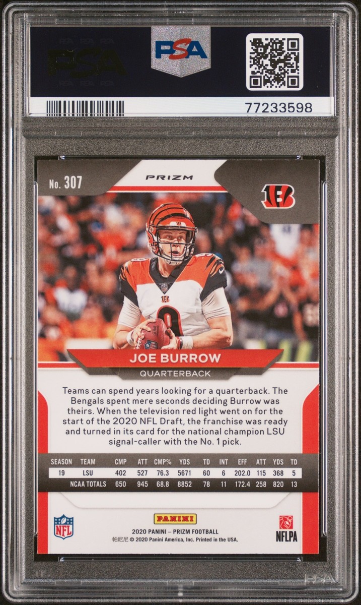 2020 Panini Prizm - Rookie Joe Burrow #307 Lazer Prizm (RC