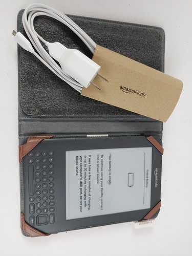 Amazon Kindle With Leather Case And Charger - Picture 11 of 11