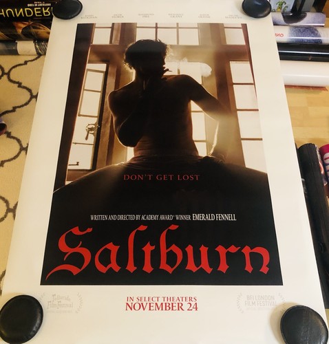 SALTBURN Original doppelseitiges DS 27x40 Filmposter Barry Keoghan LETZTES!