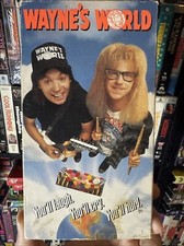 Wayne’s World 1992 VHS Rare Original Release 