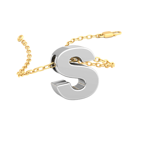14k Gold Initial Pendant For Women Men Kids Alphabetic Necklace With 16" Chain - Picture 49 of 64