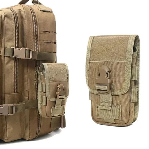 Universal Tactical Military Molle Cell Phone Holster Pouch Waist Pack Belt Bag - Picture 3 of 25