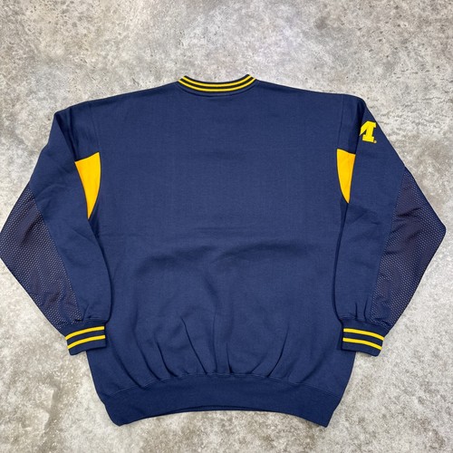 Vintage Michigan Wolverines Sweatshirt Mens Large Crewneck Pullover Football NWT - Picture 4 of 6