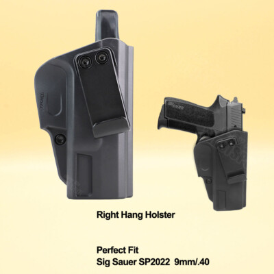 IWB SP2022 Holster Concealed Fit Sig Sauer SP2022 SAR Sport Full-Size Right hand
