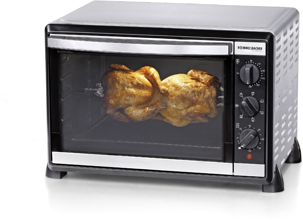 Rommelsbacher Backöfen und Infragrills BG1815 Mini-Backofen 42L inkl. Pizzastein