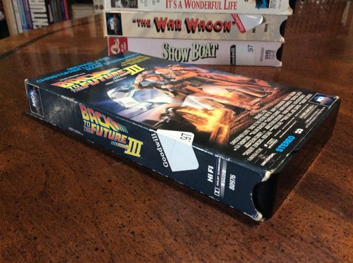 Back to the Future III 3 VHS 1990 Michael Fox Robert Zemeckis Christopher Lloyd - Picture 3 of 8