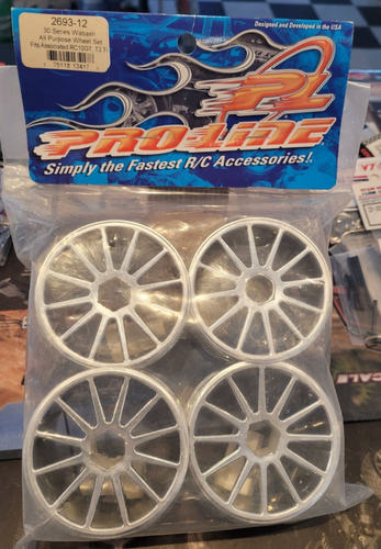 Pro-Line 2693-12 30 Series Wabash Wheel Set Associated RC10T3/4 RC10GT2 3/16 Axl - Picture 1 of 4