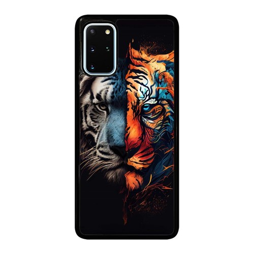For Samsung Galaxy Z Fold Flip 3 4 5 6 Hybrid Case Fractal Tiger Tribal Painting - 第 3/25 張圖片