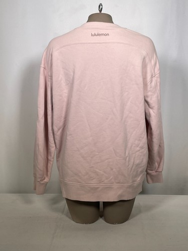 Lululemon perfekt übergroßes rosa Sweatshirt mit Rundhalsausschnitt Damengröße 8 - Bild 6 von 7