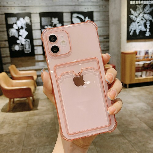 Shockproof Wallet Card Holder Clear Case für iPhone 15 13 Pro Max 11 12 XS XR 87 - Bild 14 von 16