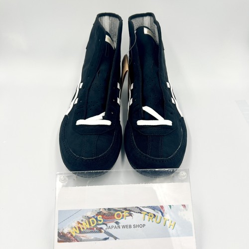 Zapatos de Lucha Asics 1083A001 EX-EO Pedido Especial Negro X Blanco Borde Negro Nuevos - Imagen 6 de 20