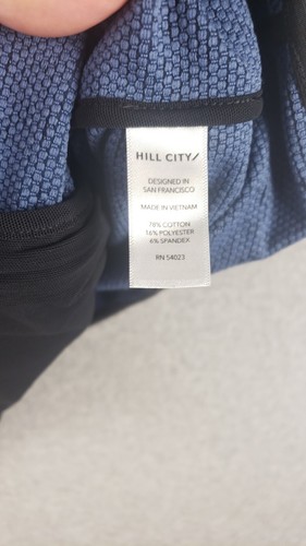 Hill City Hybrid Bomberjacke Medium Navy Blau - Bild 7 von 9