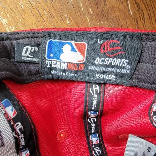 OC Sports Baseballmütze Cincinnati Reds Jugend verstellbarer Riemen hinten rot - Bild 9 von 10