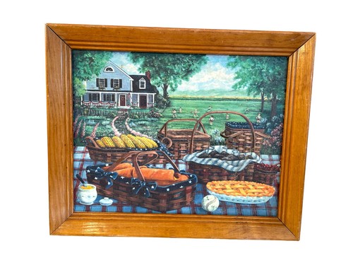 Ju-Lea McQuain Certified Limited Edition Longabergers Hotdog Apple Pie Art Print - Picture 14 of 14