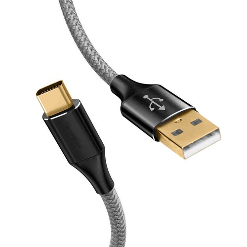 Heavy Duty gold plated USB C Cable Braided Data Sync Charger Charging Lead - Picture 26 of 40