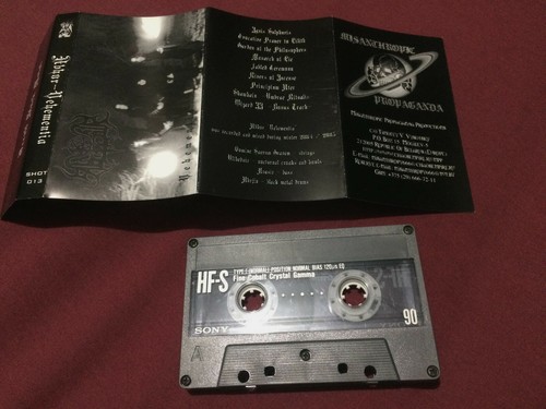 ABHOR "Vehementia" Lim.Tape +BONUS TRACK Evol Death Dies Satanel Mortuary Drape - Picture 1 of 2