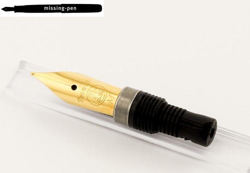 New Pelikan M150 spare part single nib in M or B (one chick) - Picture 6 of 6