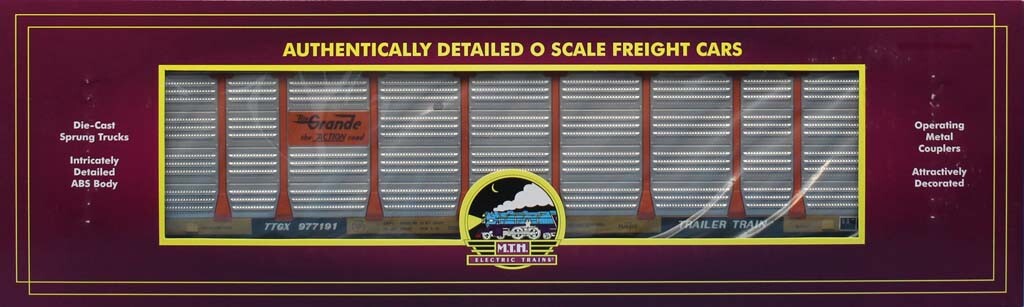 MTH 1 48 O Scale Denver Rio Grande Western Corrugated Car Carrier 20-90562E MTH 1 48 O Scale Denver Rio Grande Western Corrugated Car Carrier 20-90562E