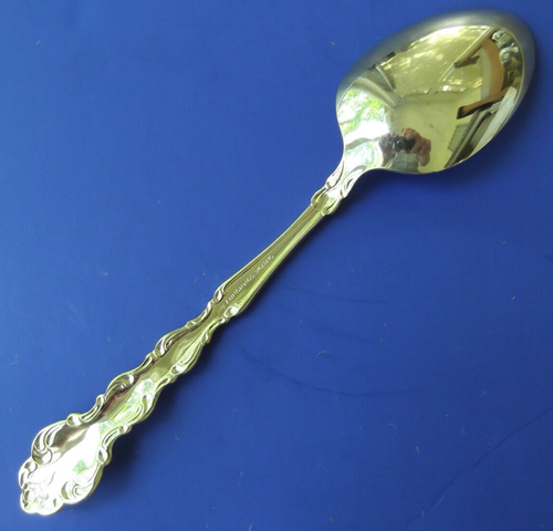 Oneida Community "Beethoven" Gold Plated Flatware - 2 Serving and 3 Sugar Spoons - Picture 6 of 7