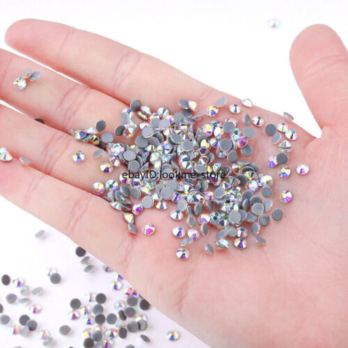 Crystal Hotfix Rhinestones Flatback Glass Beads for Crafting Clothes Decoration - Picture 5 of 60