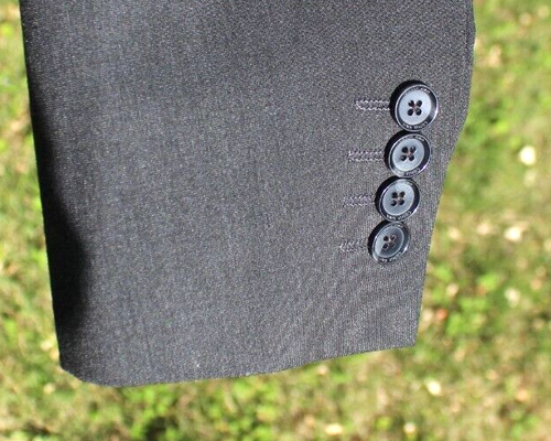 CALVIN KLEIN Infinite SLIM FIT 2 Button 2 Piece Men's Suit XL (42) Dark Gray - Bild 9 von 14