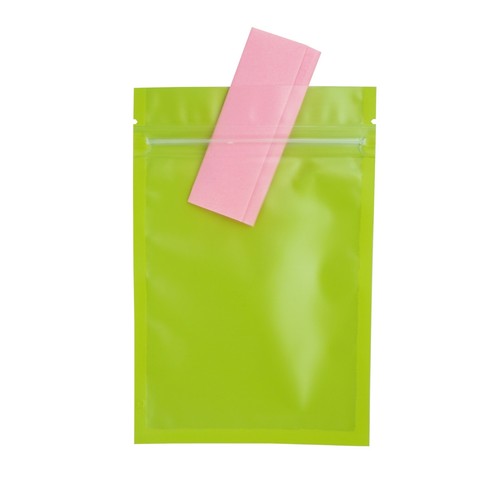 Bolsas de plástico verde con cremallera sellado térmico bolsas de caramelos liofilizados almacenamiento seguro para alimentos - Imagen 8 de 12