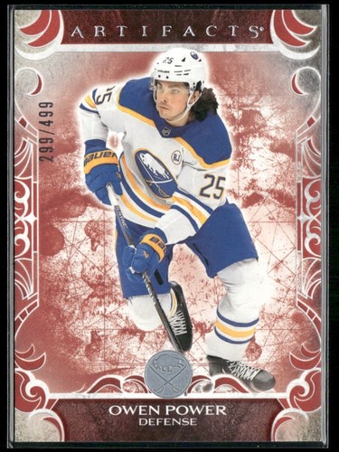 24-25 2024-25 UD ARTIFACTS HOCKEY -RUBY INSERTS /499 /399 *PICK FROM LIST* NM - Picture 32 of 129