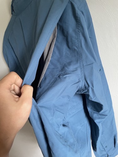 LL Bean Hemd Herren mittelblau Tropic Wear Pro Stretch belüftet Angeln - Bild 11 von 11