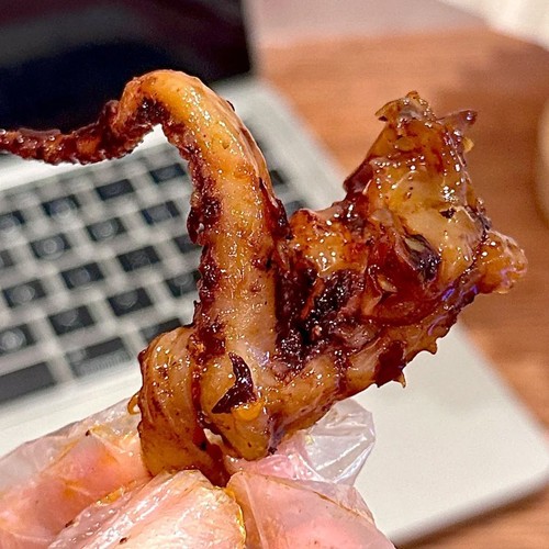 Spicy Squid Tentacles Snack Ready to Eat Chewy Seafood Asian Style Delicacy - Picture 11 of 13