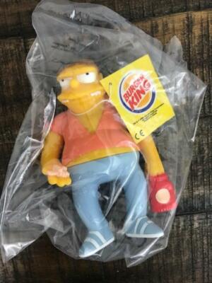 the simpsons the simpsons-barney gumble Premium toy-burger king 2000