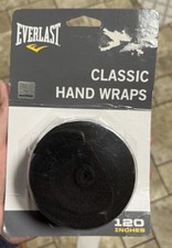 Everlast 4455BP Hand Wraps,Black 120 Inches