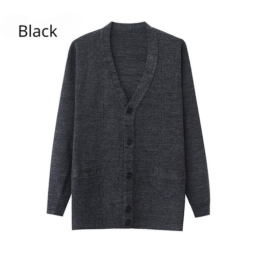 Hombres Mujeres Cárdigan Tejido Suéter Botón Calce Regular Manga Larga JK Uniforme Prenda para el torso - Imagen 4 de 20