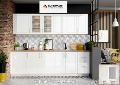 Küchenschrank Hängeschrank Unterschrank Küchen Miniküchen Einbauküche Kunstmann - Bild 9 von 137